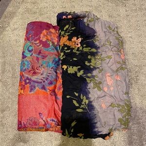 Anthropologie infinity scarf bundle